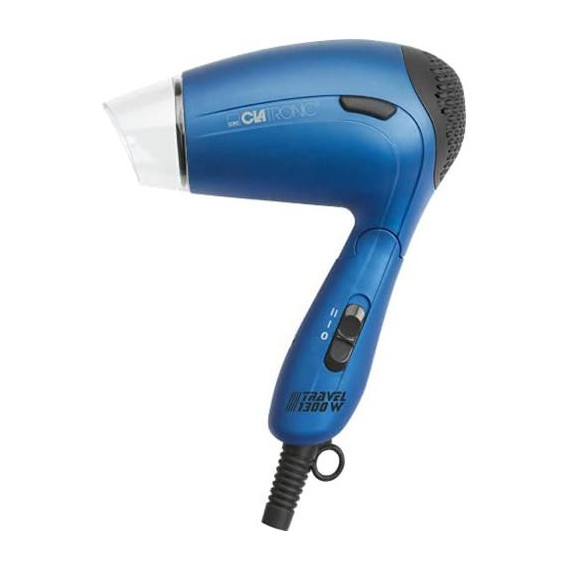CLATRONIC Secador Pelo de Viaje Plegable Azul 1300W Htd 3429