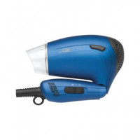CLATRONIC Secador Pelo de Viaje Plegable Azul 1300W Htd 3429