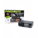 PRESIDENT Mc-kinley Emisora Cb 40 Canales Am/fm/blu ASC12/24V (TXPR600)