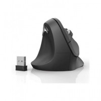 HAMA Raton Optico Inalambrico EMW-500L Ergonomico para Zurdos 1000/1400/1800 Dpi Negro 182697