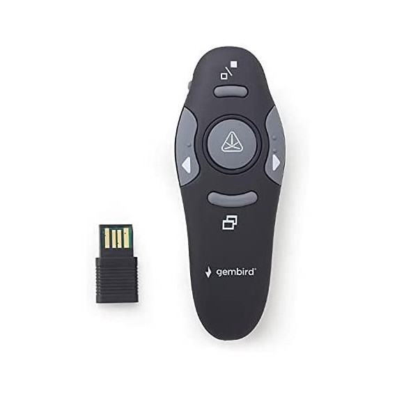 GEMBIRD Presentador Inalambrico con Puntero Laser WP-L-01