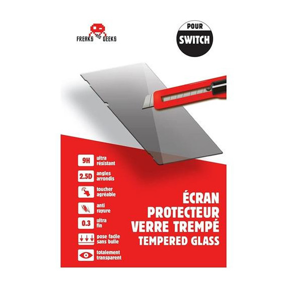 Freaksandgeeks Protector Pantalla Templado para Nintendo Switch  LALO