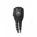 KOMUNICA Micro Auricular para Motorola PWR-2303-TUB Cable Rizado 2 Pines Tubular Transparente