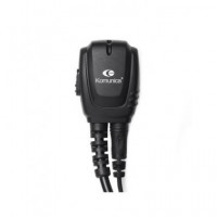 KOMUNICA Micro Auricular para Motorola PWR-2303-TUB Cable Rizado 2 Pines Tubular Transparente