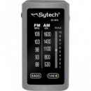 SYTECH Radio Portatil de Bolsillo Am/fm Plata SY1673