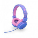 DCU Auricular de Casco Infantil con Cable Rosa/lila 34152535
