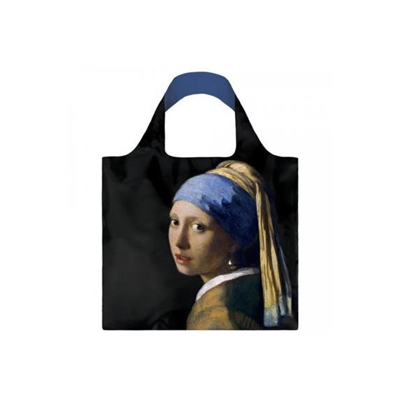 LOQI Jv.gi.r Bolsa Plegable Johannes Vermeer Girl With a Pearl Earring 50X42CMS/ hasta 20KG