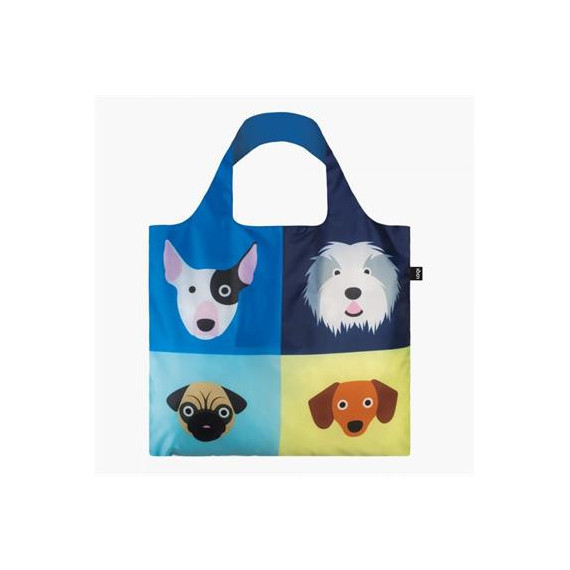 LOQI Sc.do.r Bolsa Plegable Stephen Cheetham Perros 50X42CMS/ hasta 20KG