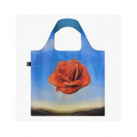 LOQI Sd.mr Bolsa Plegable Salvador Dali la Rosa Meditativa 50X42CMS/ hasta 20KG