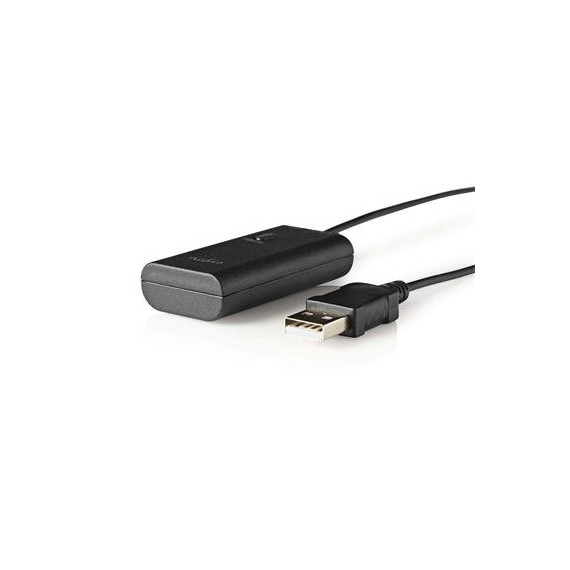 NEDIS BTTR100BK Transmisor de Audio BLUETOOTH para hasta 2 Auriculares con Entrada Jack 3.5