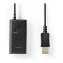 NEDIS BTTR100BK Transmisor de Audio BLUETOOTH para hasta 2 Auriculares con Entrada Jack 3.5
