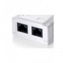 EQUIP Caja 2 Puertos RJ45 CAT6 para Superficie 235212