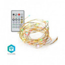 NEDIS Tira Led Smartlife Wifi Rgb 5MTRS con Mando Compatible con Alexa