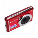 AGFAPHOTO Camara de Fotos Digital DC5200 Rojo 21MP 8X Zoom 2,4 Lcd