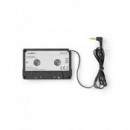 NEDIS Adaptador Cinta Cassete a Jack 3.5MM Negro ACON2200BK