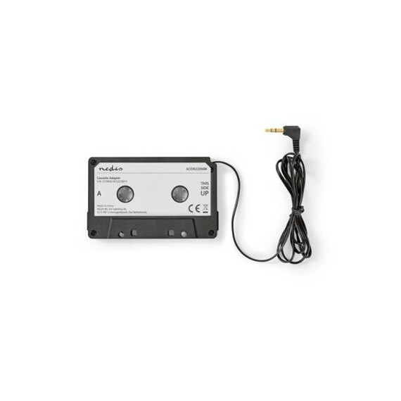 NEDIS Adaptador Cinta Cassete a Jack 3.5MM Negro ACON2200BK