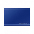 SAMSUNG Disco Duro Externo Ssd 1TB T7 Azul con Tipo C MU-PC1T0H/WW