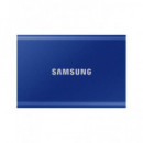 SAMSUNG Disco Duro Externo Ssd 1TB T7 Azul con Tipo C MU-PC1T0H/WW