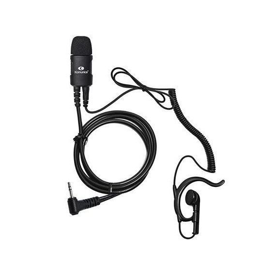 KOMUNICA Micro Auricular Tubo Transparen Reforzado PWR-2400-TA288-TUB Cancelac  Ruido  Motorola T82