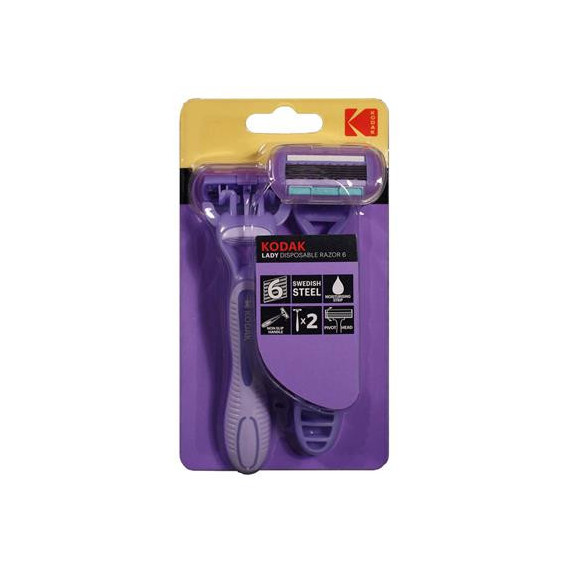 KODAK Pack Blister 2 Afeitadoras Cuchilla Lady Razon