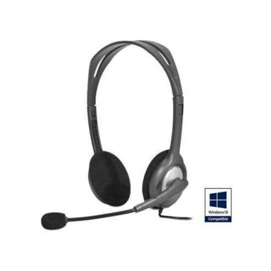 LOGITECH Auricular Tipo Casco H110 con Cable Micro/audio  2 Jack 3,5 Estereo