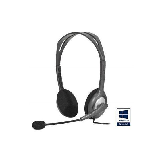 LOGITECH Auricular Tipo Casco H110 con Cable Micro/audio  2 Jack 3,5 Estereo