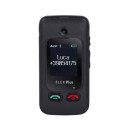 TREVI Flex Plus 55 Telefono Movil Senior Negro Cuatribanda, Doble Pantalla, Sos, Radio Fm, Bt