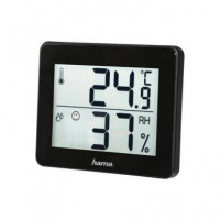 HAMA Estacion Barometrico TH-130 Higrometro 186361 Negro