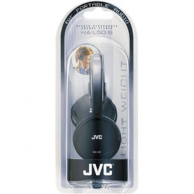 JVC Auricular Estereo HA-L50-B con Cable Plegable Negro