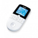 BEURER Electroestimulador Digital EM49 Tens APARATO3 en 1 4 ELECTRODOS/64 Programas/ems/masaje/tens