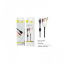 ONE PLUS Cable HDMI a 3 Rca/m NB1321 1.5MTRS