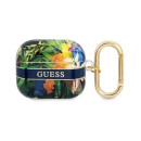 GUESS Funda Airpods 3 Flores Azul