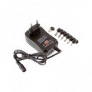 SURMEDIA Alimentador Universal Multivoltaje 100-240V 5V/2000MAH USB 30W 6 Clavijas AUS200