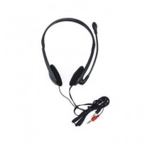D4U Micro Auricular para Pc Conference Cable 1.3MTRS, Doble Clavija Jack 3.5MM Negro  LALO - Guanxe Atlantic Marketplace