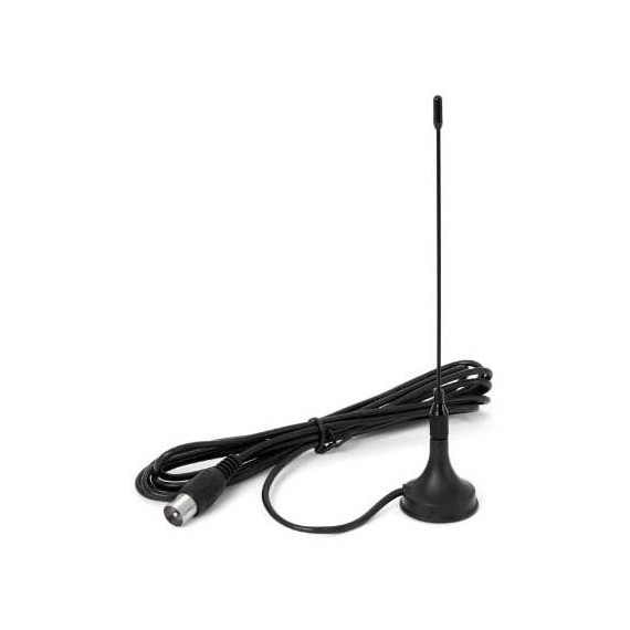 GOOBAY Mini Antena Omnidirecional Tdt com Base Magnética para Carro ou Casa ACTV048