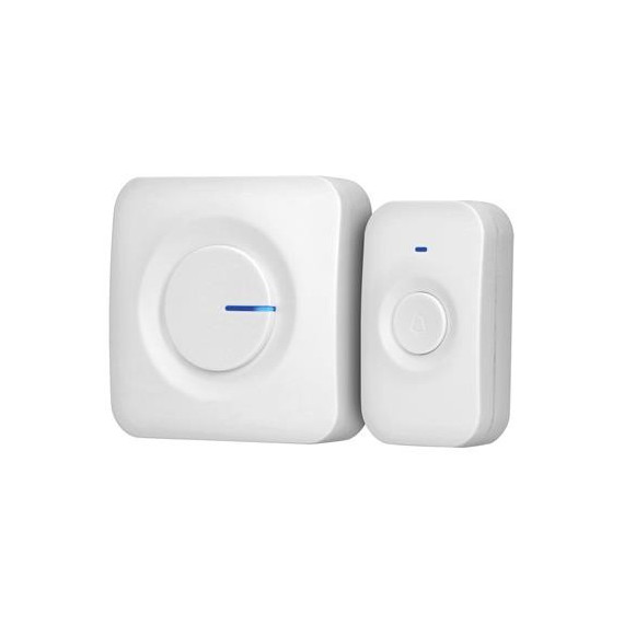 ALECTO HOG085 Timbre Inalambrico 52 MELODIAS/200MTRS/RESISTENTE Al Agua ADB20 Blanco