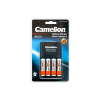 CAMELION Cargador de Pilas con 4 Pilas Aa/aaa 2500MAH CAR253