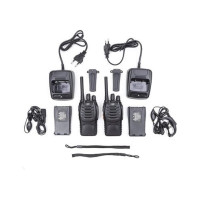 Pni R40 Pro Pack de 2 Walkies Pmr 16 Canales con Microauriculares, Cargador de Base, 10KM.  PK