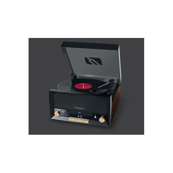 MUSE Tocadisco Estereo MT-112W BLUETOOTH Retro, Usb, Radio Fm, MP3, Aux In,cd