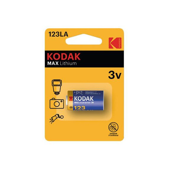 KODAK Pila CR123A Litio 3V