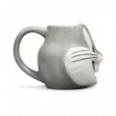 LOONEY TUNES Taza 3D Diseño Cabeza Bugs Bunny 350ML