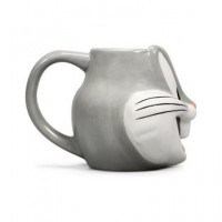 LOONEY TUNES Taza 3D Diseño Cabeza Bugs Bunny 350ML