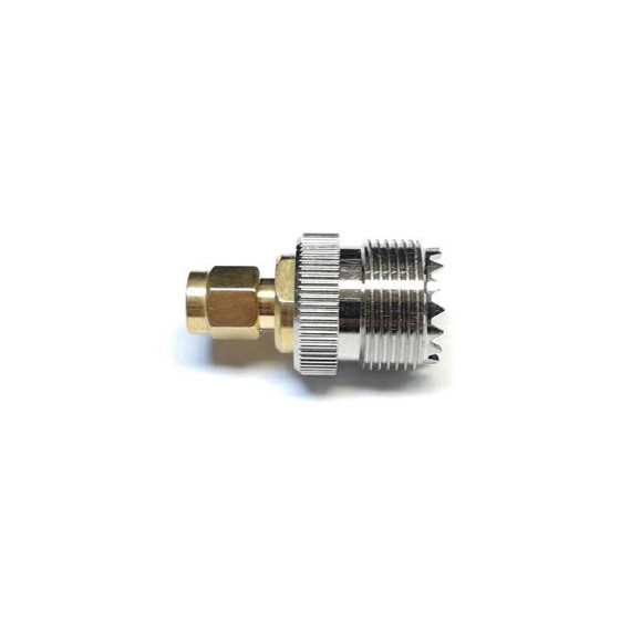 Adaptador SMA/M a  UHF/H Dorado