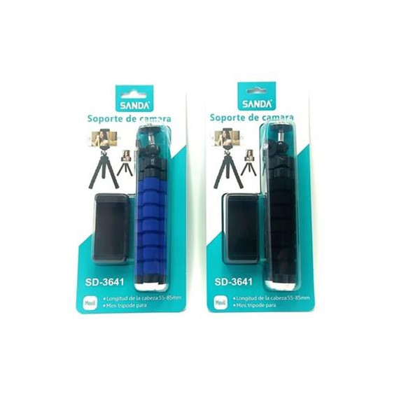 SANDA Mini Tripode Flexible con Soporte Movil SD-3641