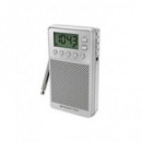 Brigmton Radio Portatil Digital Am/fm BT140 Blanco  LALO