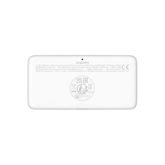XIAOMI Reloj Digital con Temperatura y Humedad BHR5435GL Blanco - Guanxe Atlantic Marketplace