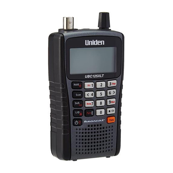 UNIDEN Escaner Banda Aerea UBC125XLT 500 Canales, 25-88,108-174,225-512,806-960 Mhz.con Cargador.