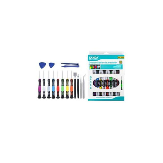 SANDA Kit 16 Destornilladores de Precision SD-3450