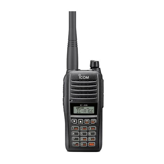 ICOM Emisora VHF Portatil Banda Aerea IC-A16E Bluetooth