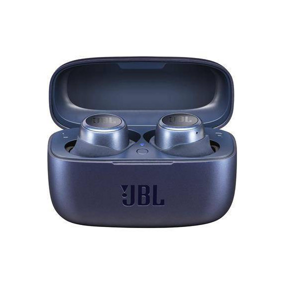 JBL Auricular BLUETOOTH LIVE300 Tws con Estuche Carga Azul,control por Voz,google y Alexa Resi Sudor